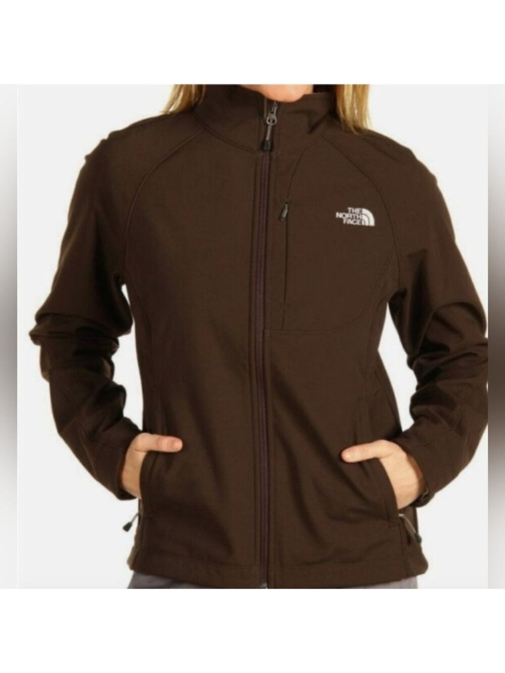 The North Face Apex Bionic Jacket Brown Small